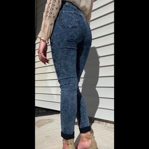 American Apparel high wasted jeans